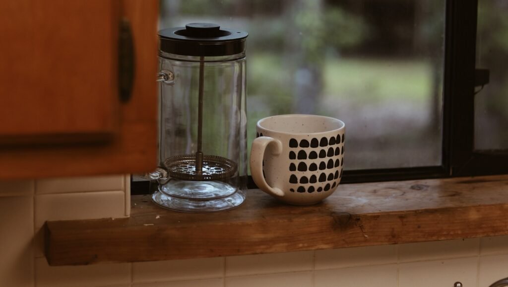 Empty French press